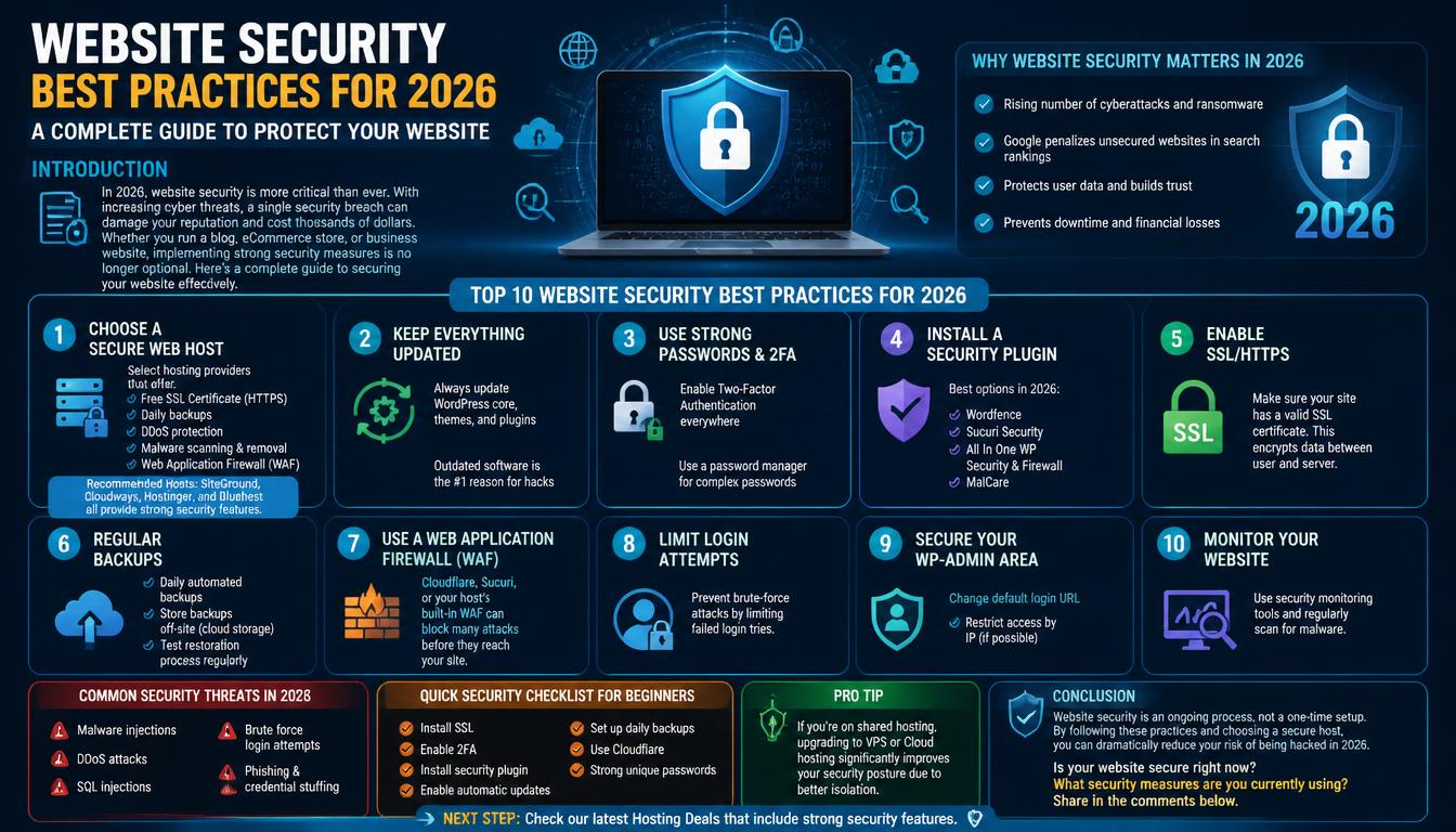 Website Security: Essential Best Practices & Tips for 2026
